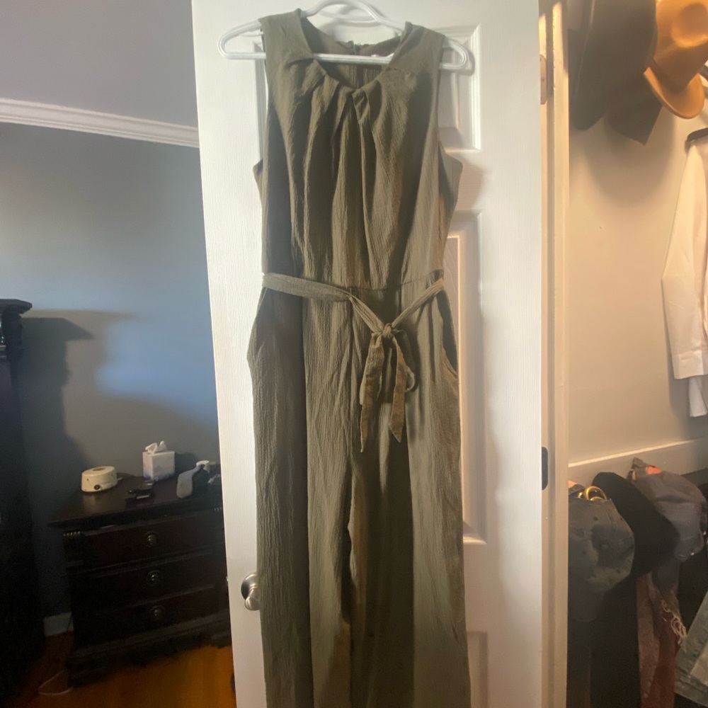 Calvin Klein Olive Jumpsuit
